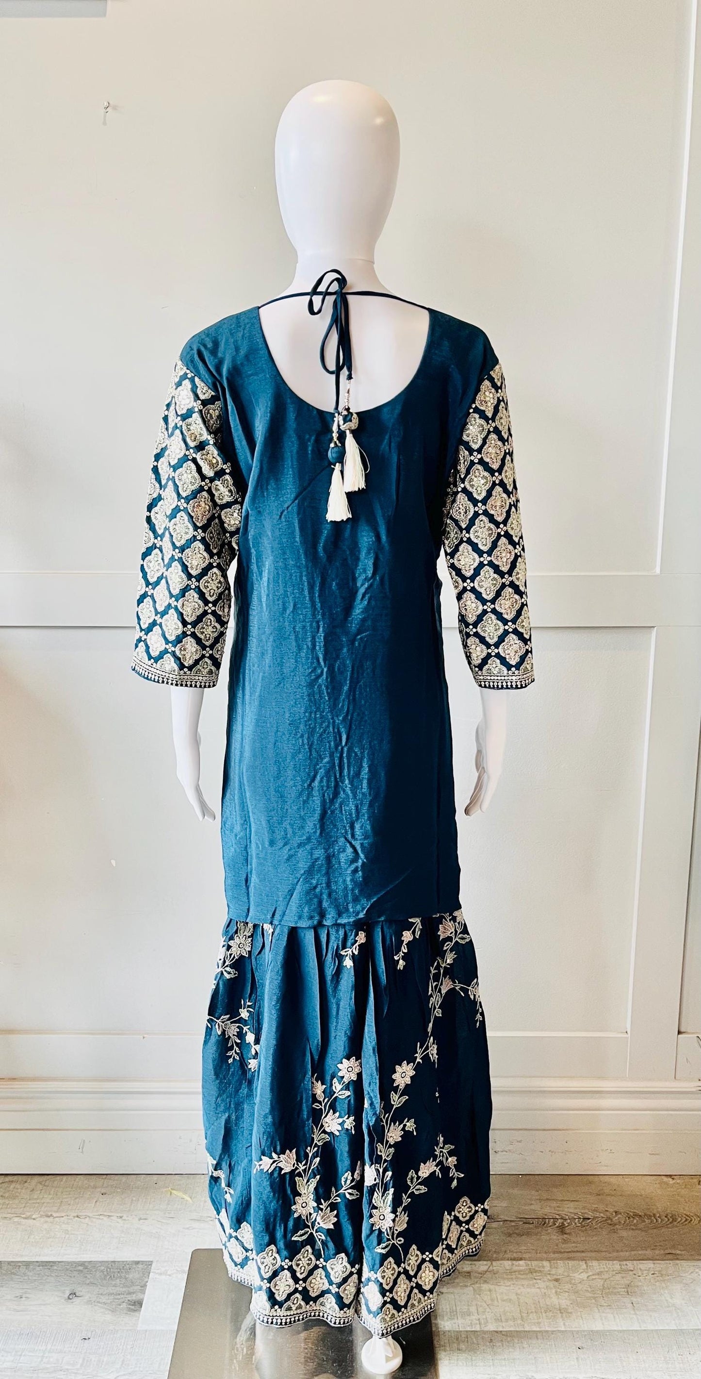 Peacock Color Palazzo Set