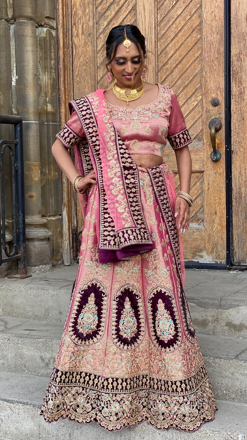 Pink Bridal Lehnga