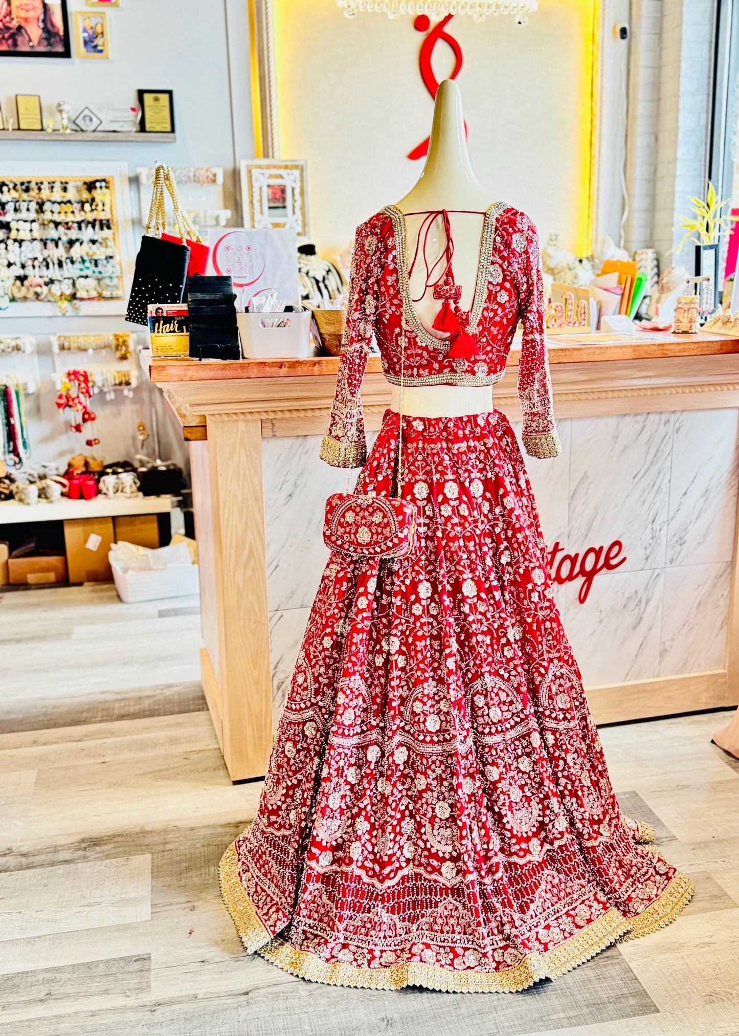 Red Bridal Color Lehnga