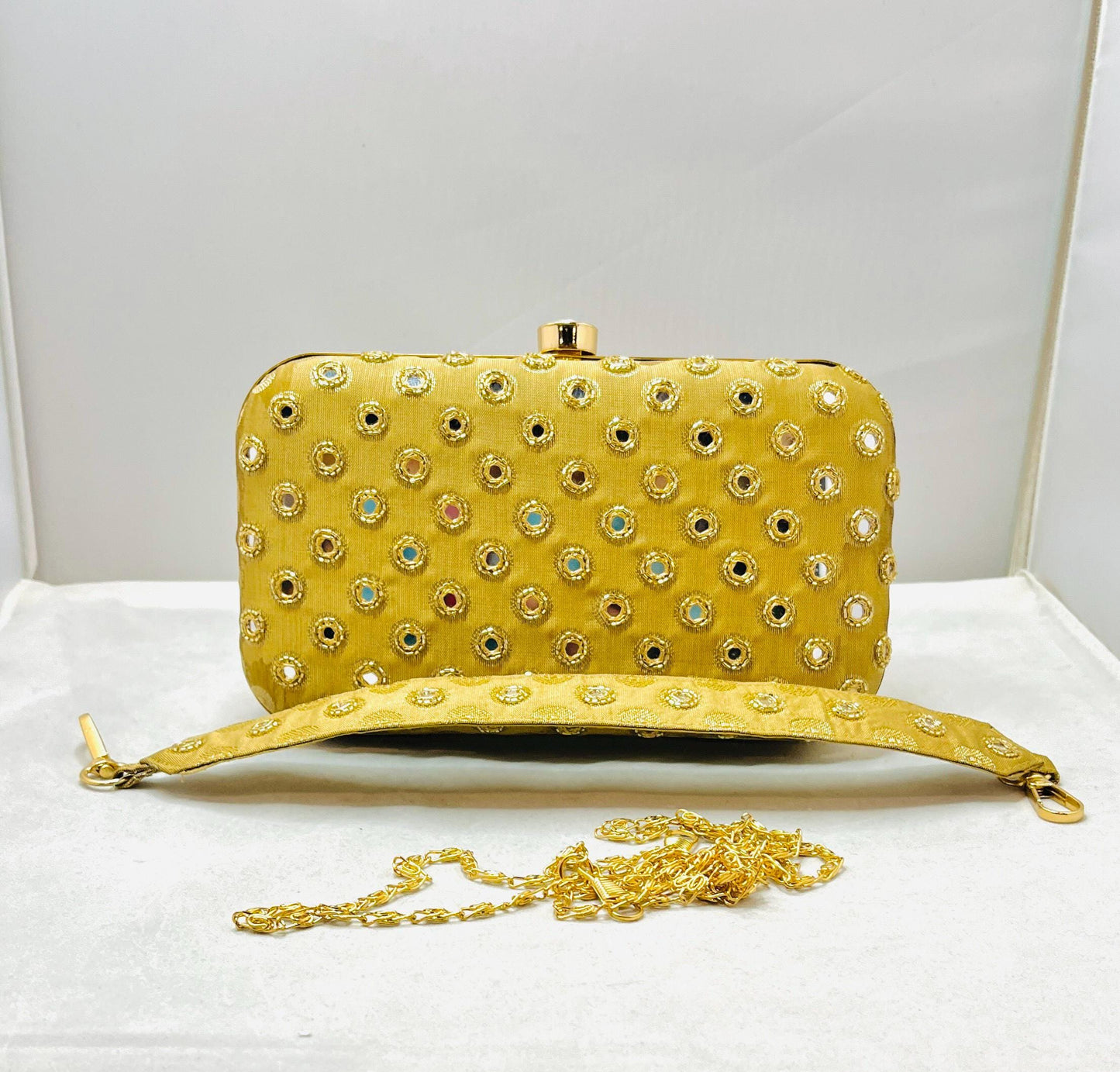 Fancy Gold Clutch