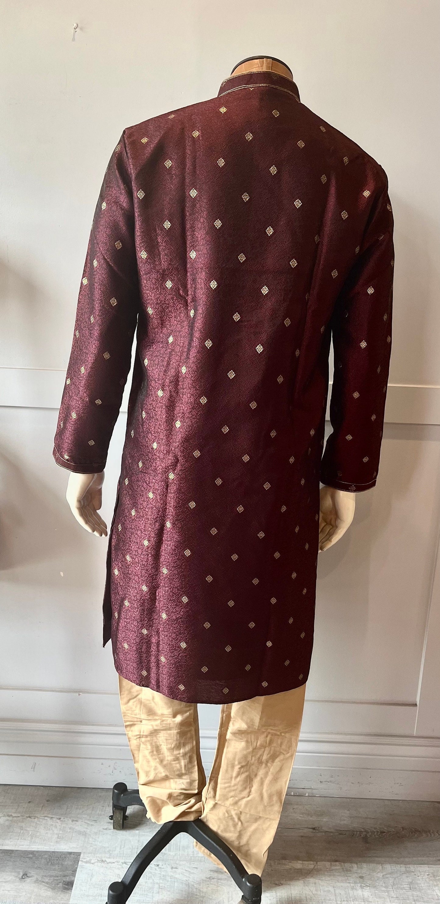Wine Color Kurta