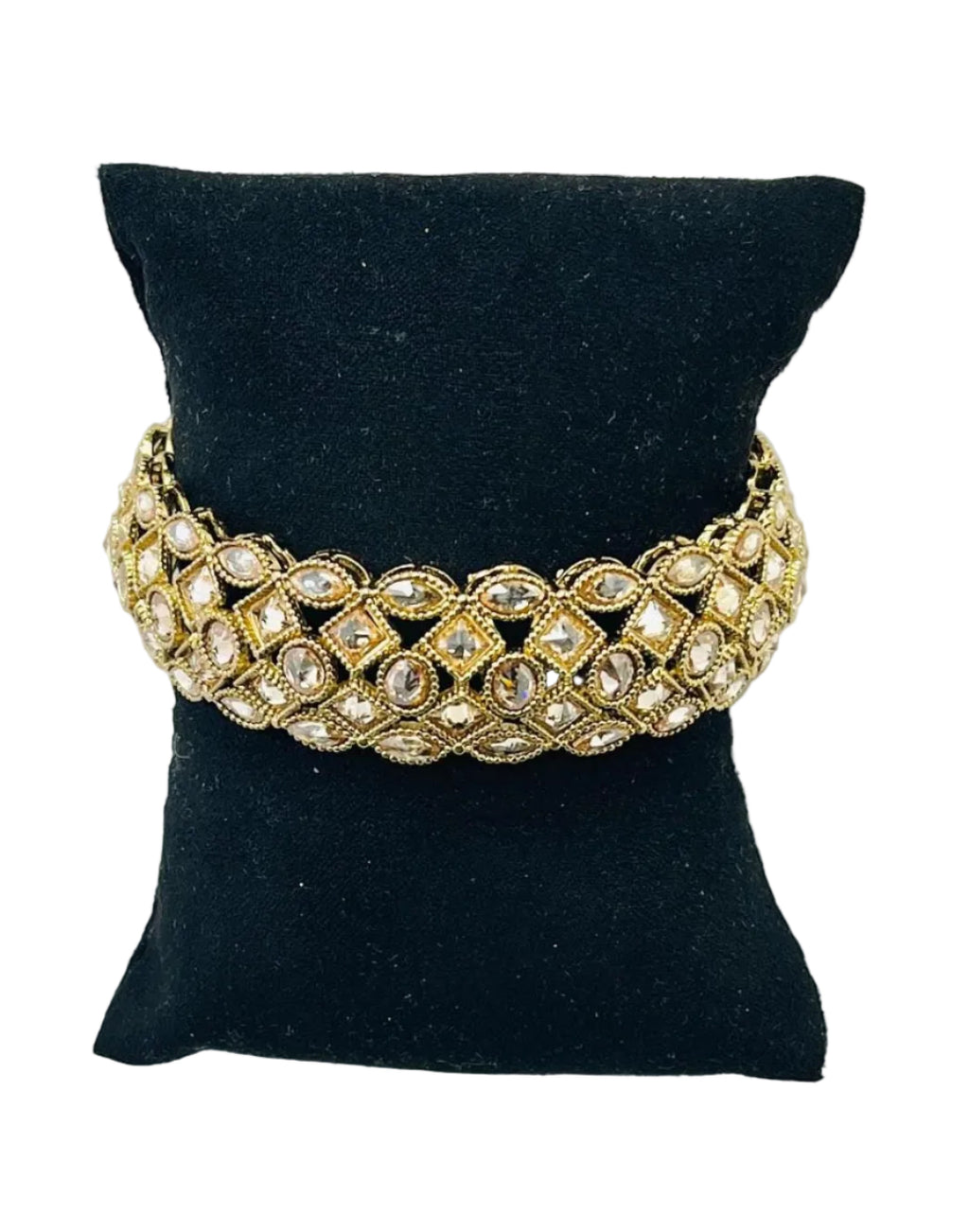 Gold-Tone Designed Bangle