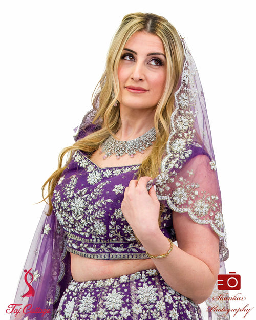 American Diamond Bridal Necklace Set