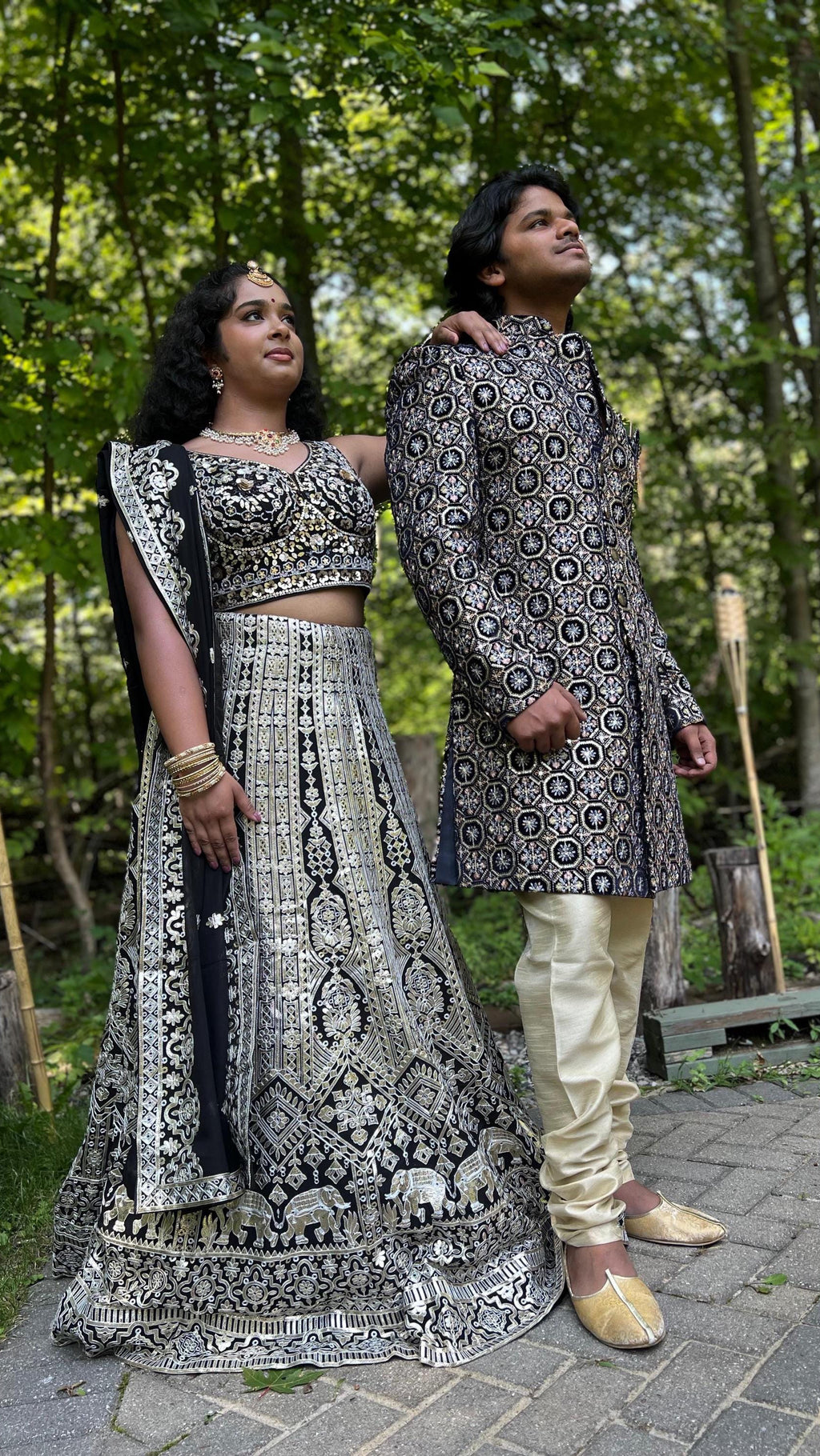 Black & Silver Lehnga