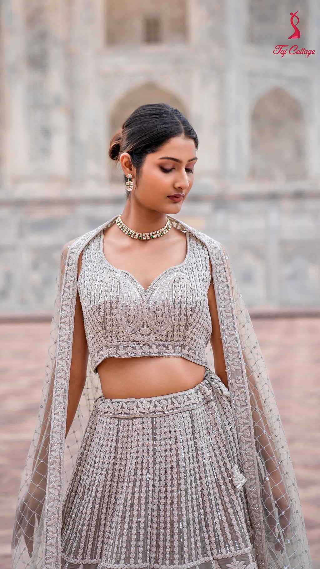 Sage Green Lehnga