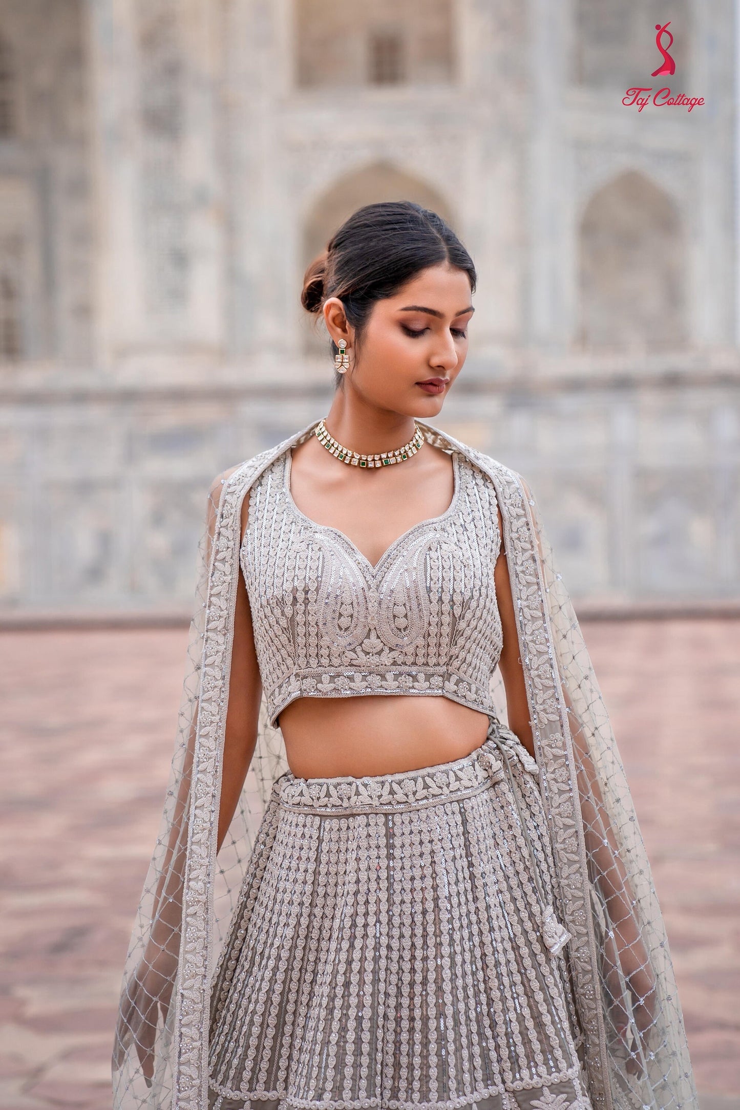 Sage Green Lehnga