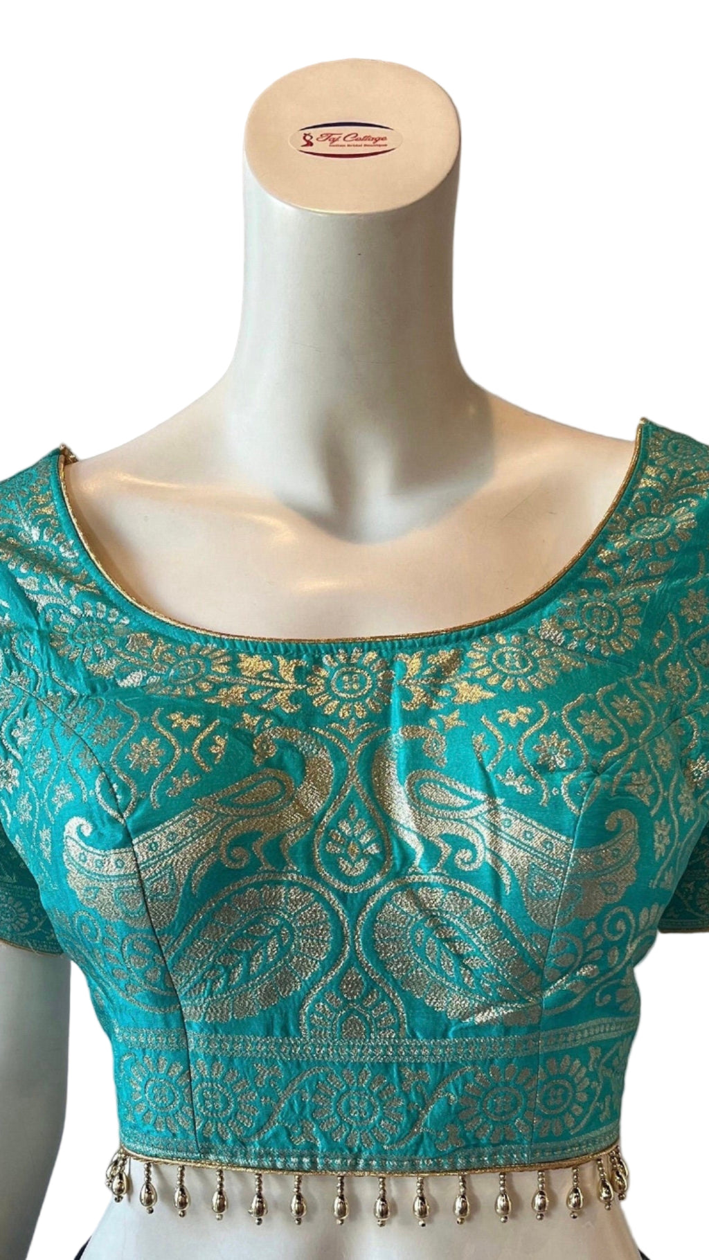 Peacock Blue Saree