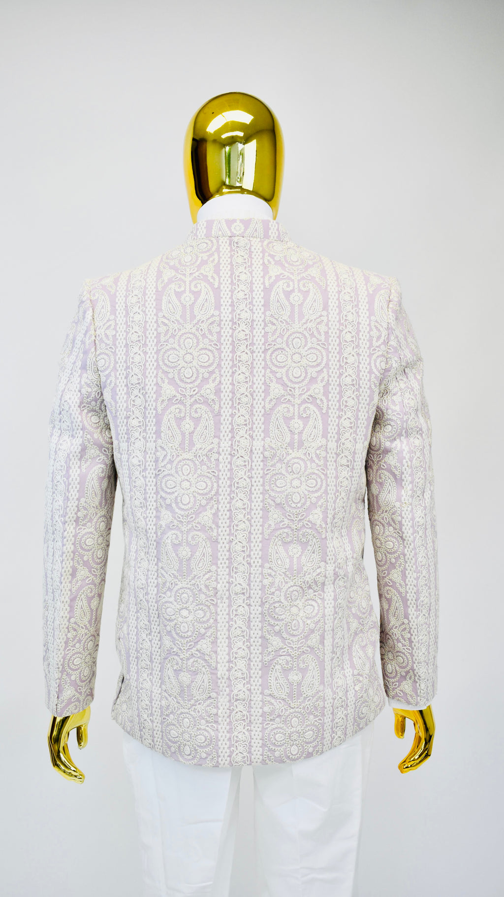 Lavender Color Indo-Western Set