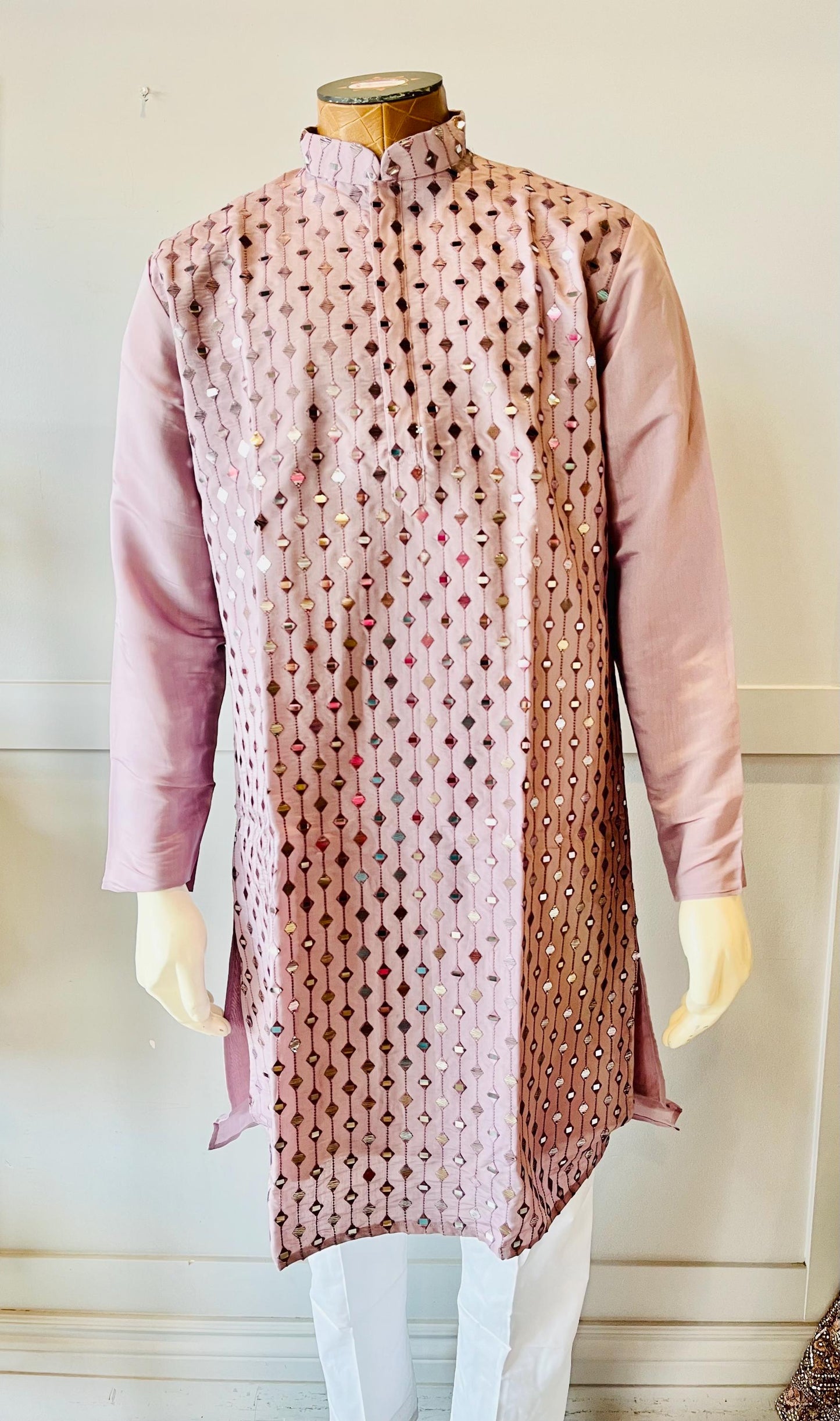 Light Lavender kurta Set