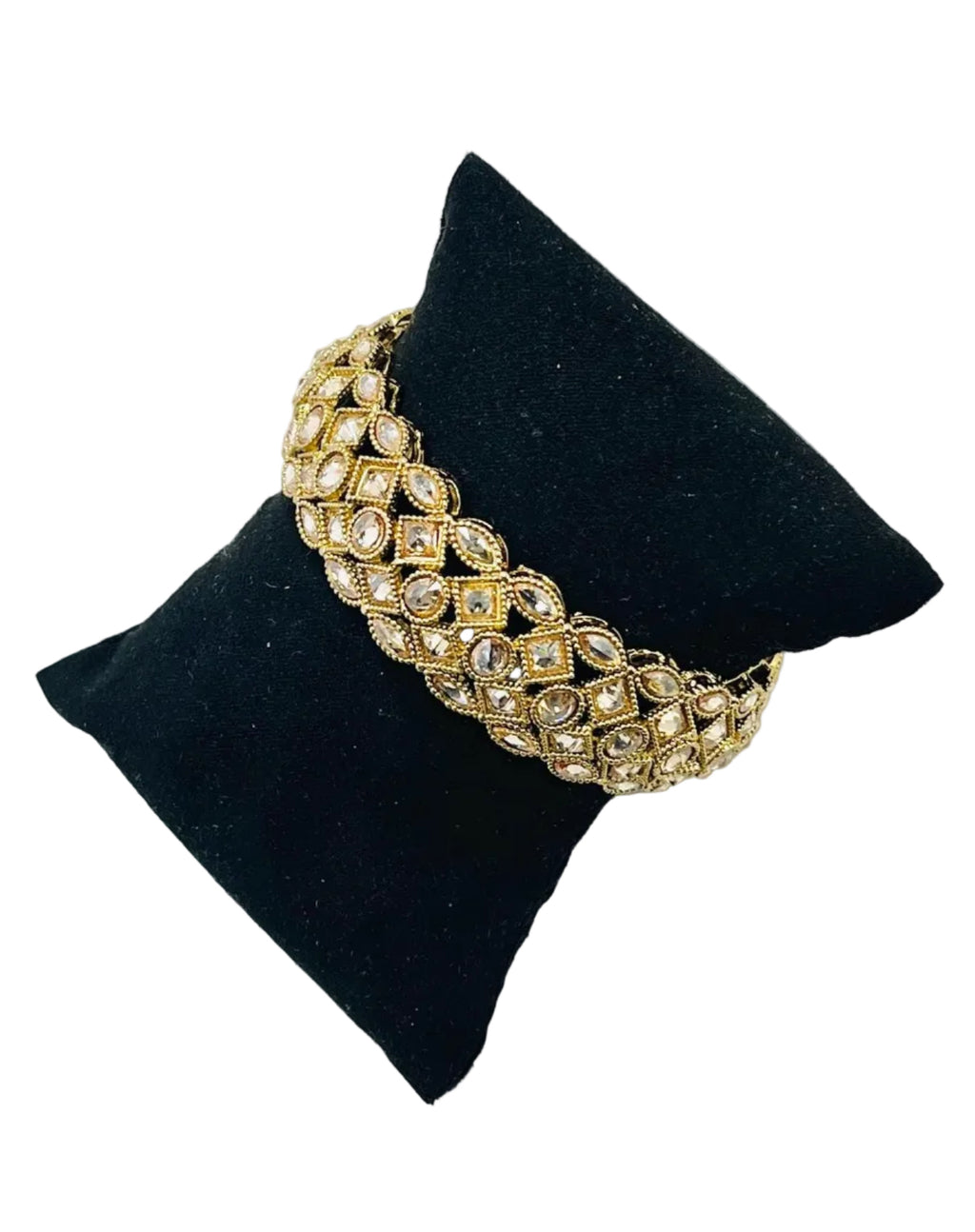 Gold-Tone Designed Bangle