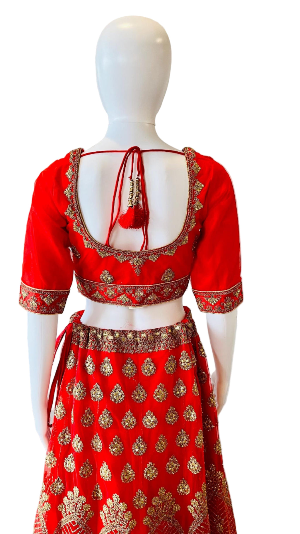 Embroidered Red Lehnga