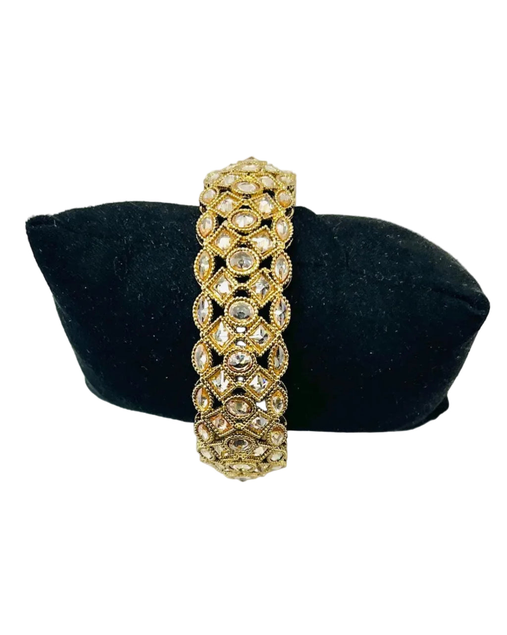 Gold-Tone Designed Bangle