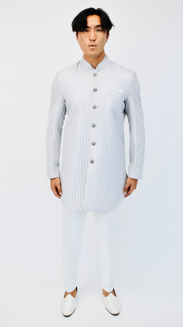 Light Lavender Indo-Western Set