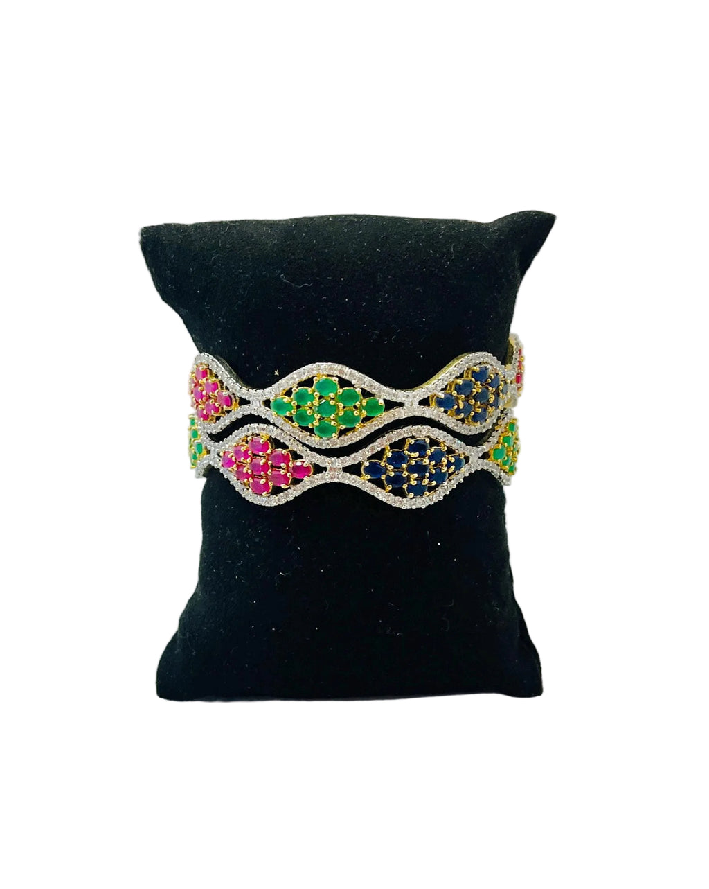 Multi-Colored American Diamond Bangles