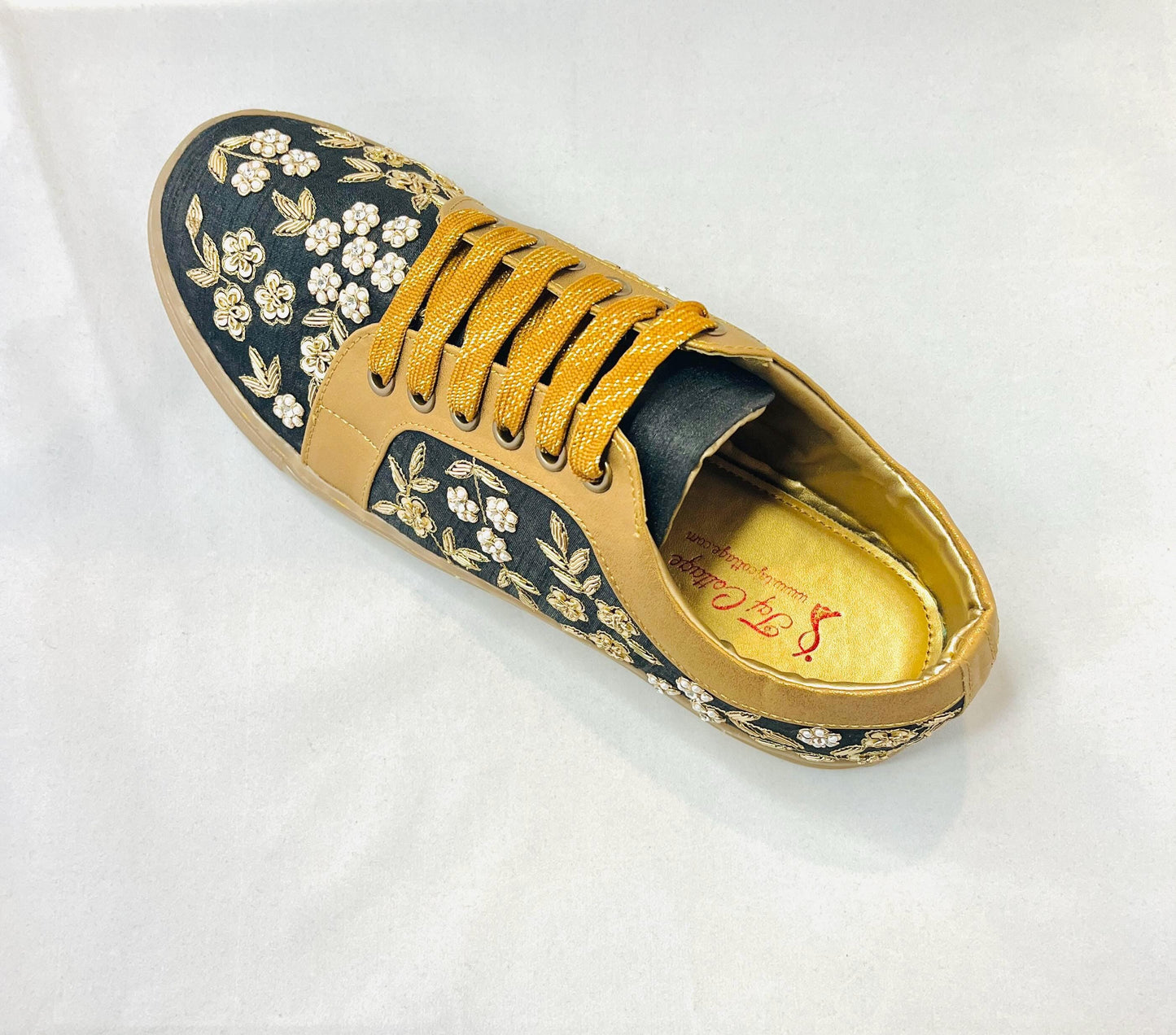 Fancy Black Color Sneakers