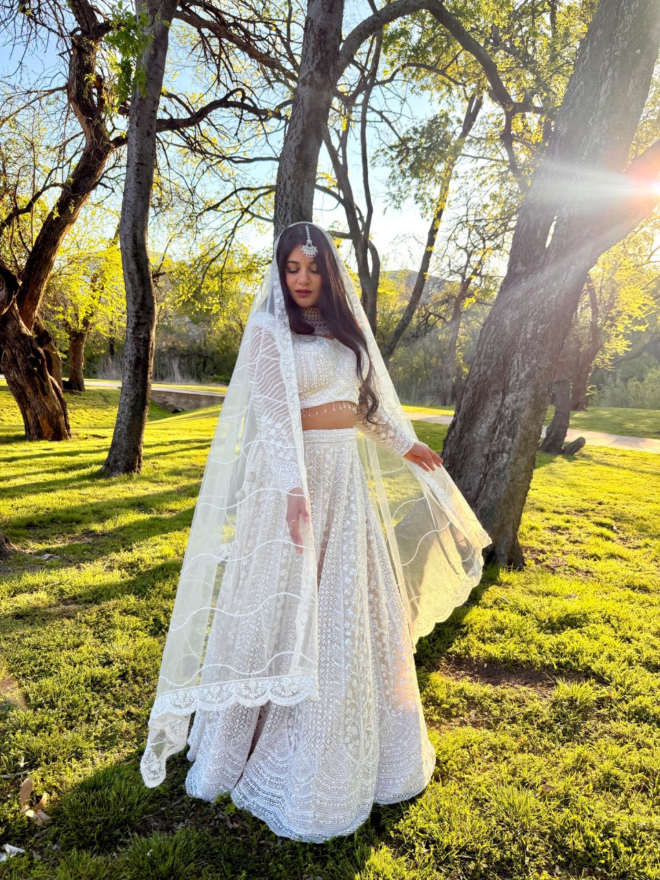 Off-White Bridal Lehnga Set