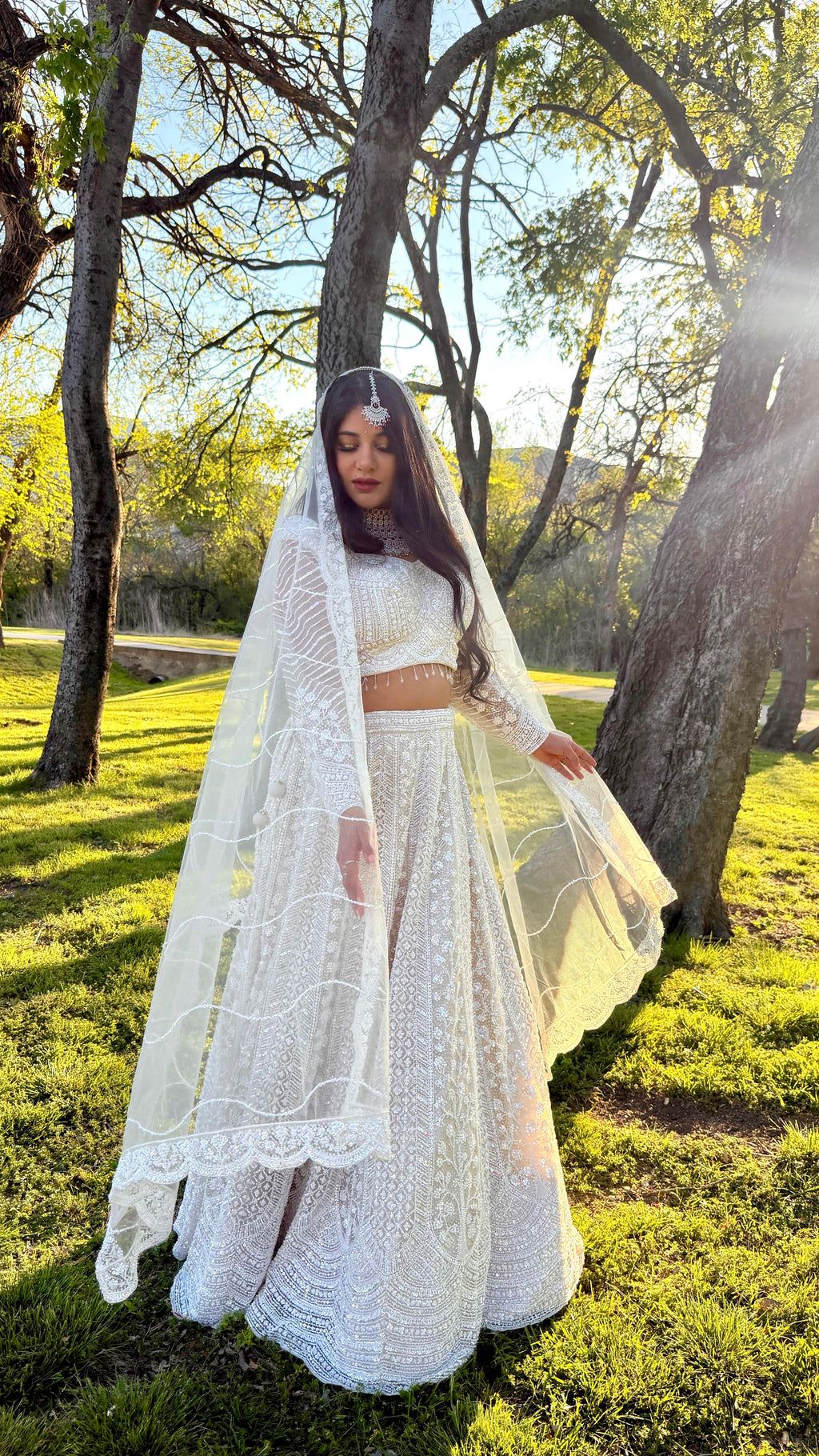 Off-White Bridal Lehnga Set