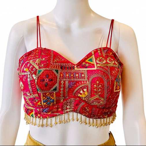 Dark Pink Ready-Made Blouse