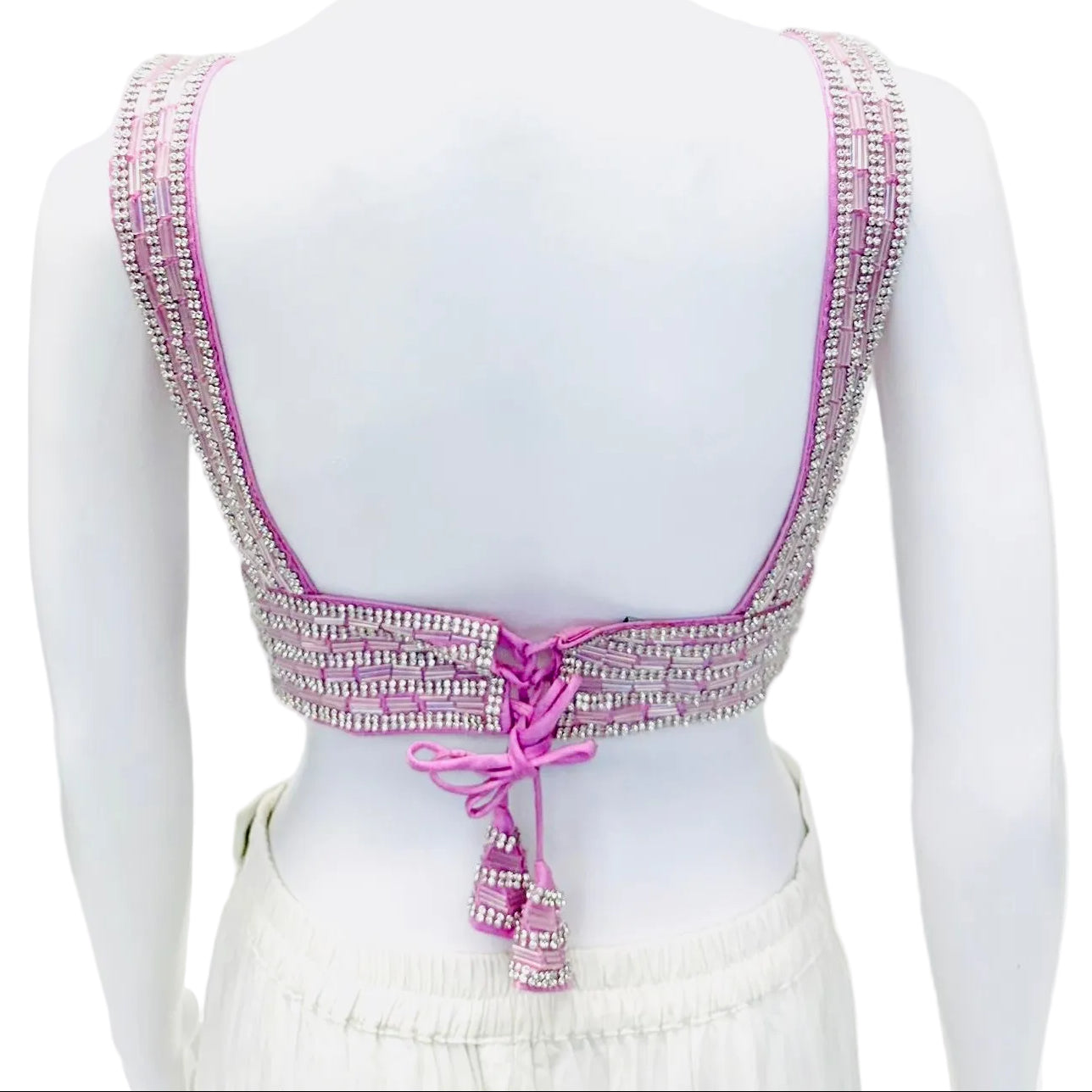 Lavender Rhinestone Blouse