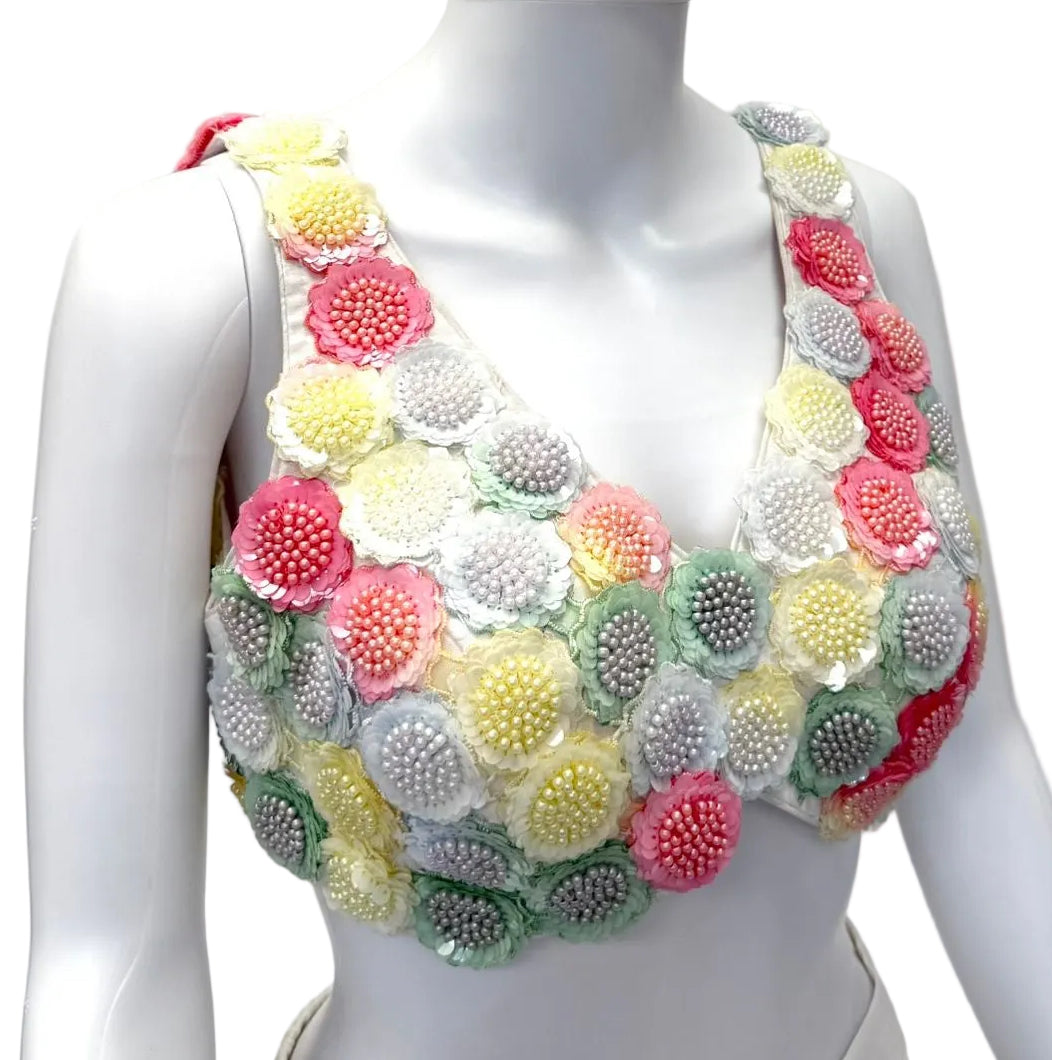 Multi-Color Pearl Blouse