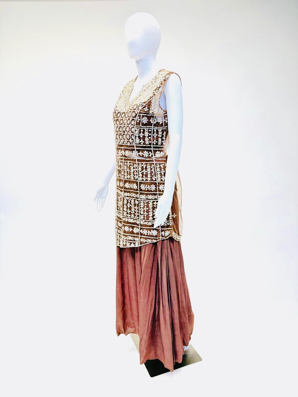 Champagne Color Pallazo suit
