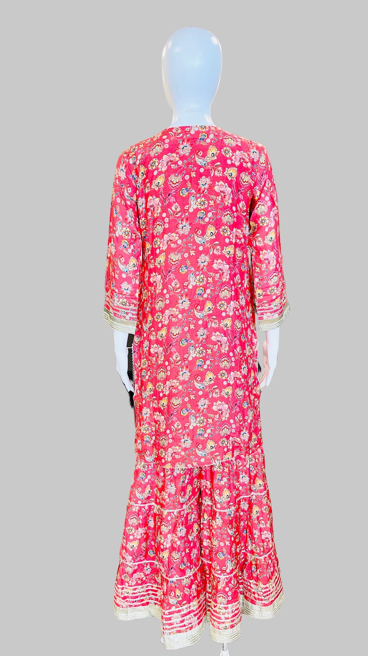 Orange Color Sharara Set