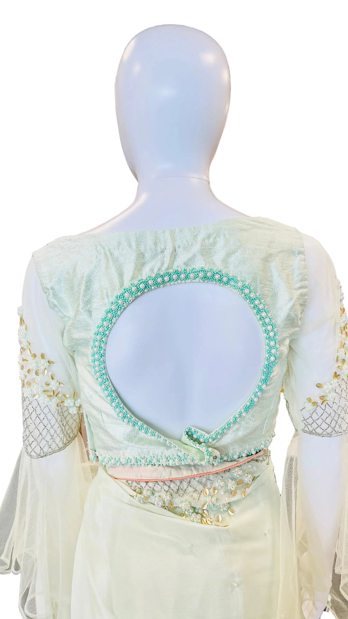 Min-Green Color Saree