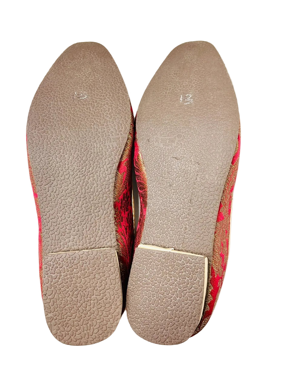 Red Brocade Shoes