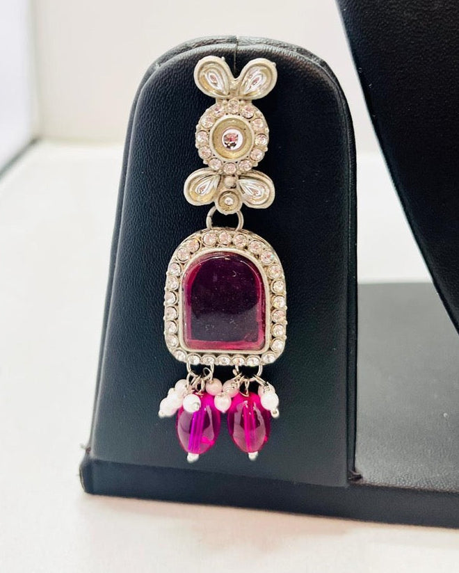 Dark Pink Choker Set