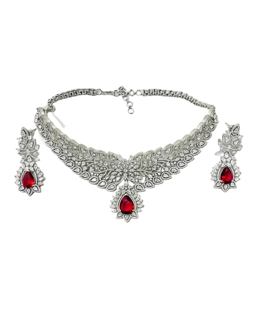American Diamond Necklace Set