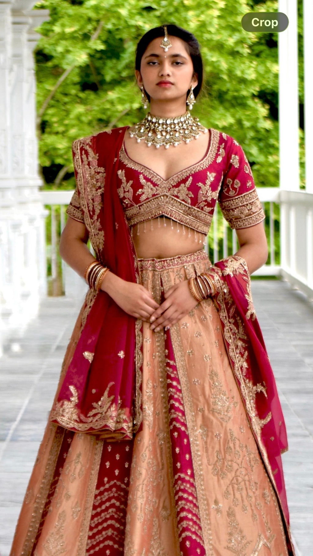 Beige Color Bridal Lehnga Set