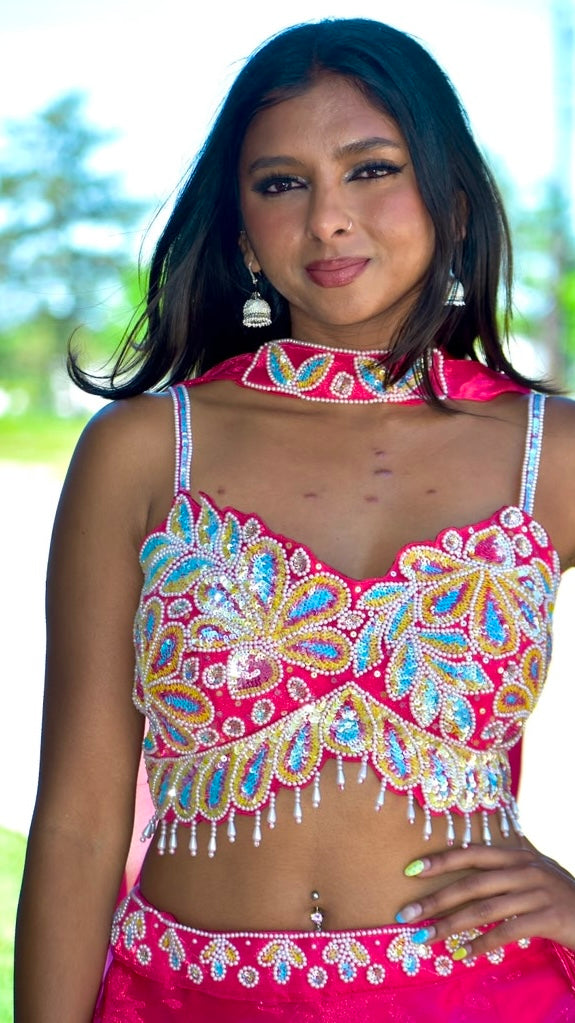 Hot Pink Lehnga Set