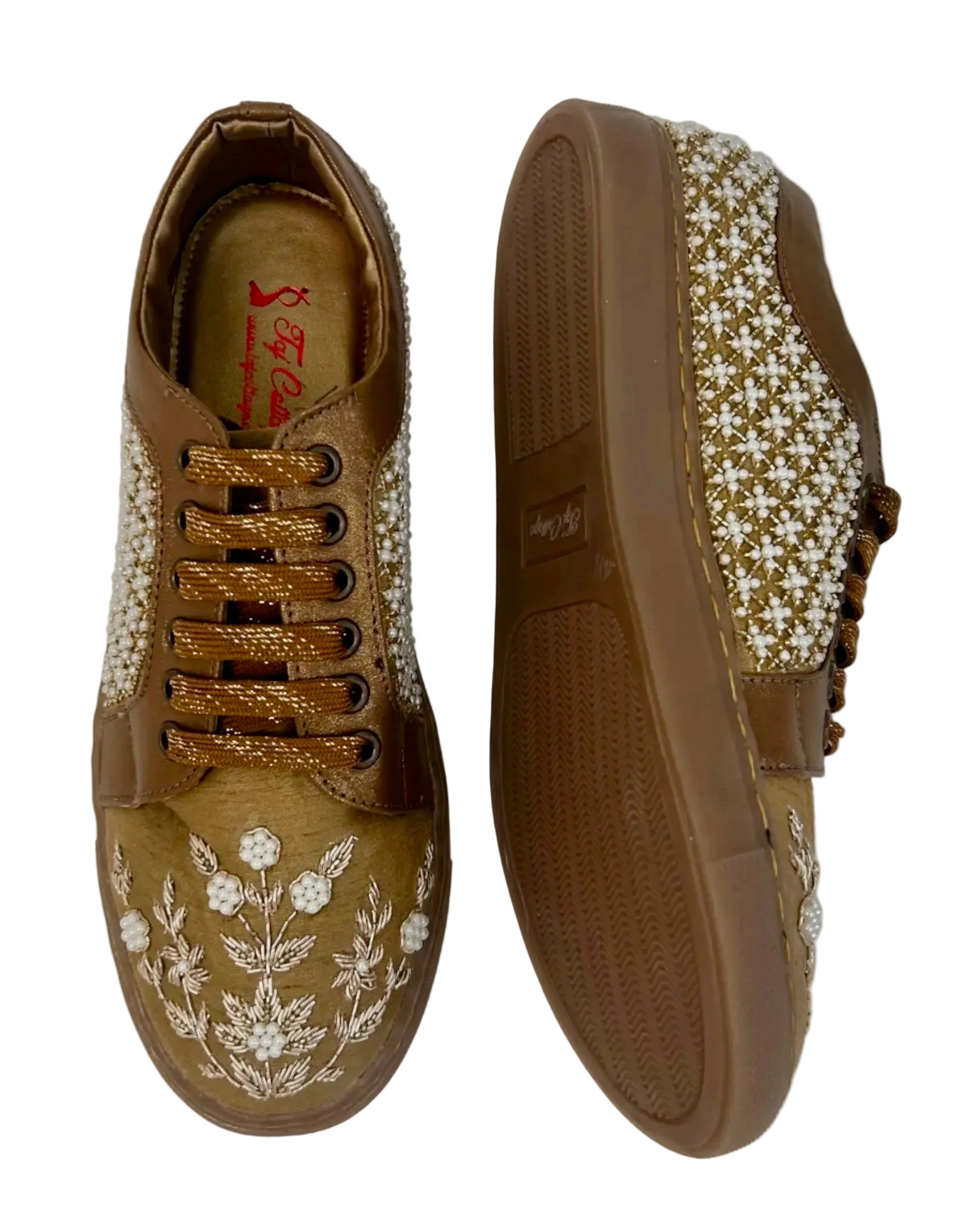Fancy Gold Sneakers
