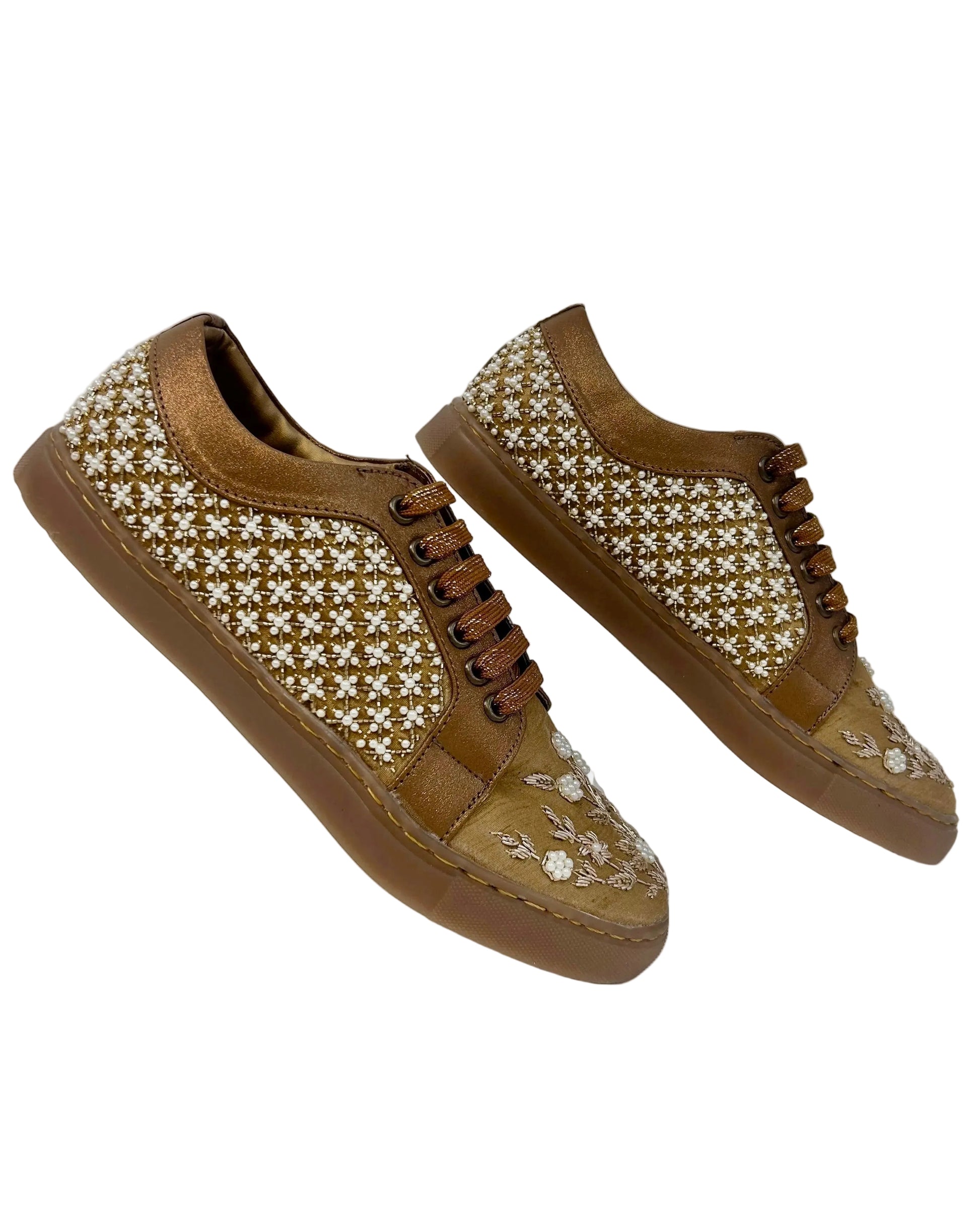 Fancy Gold Sneakers