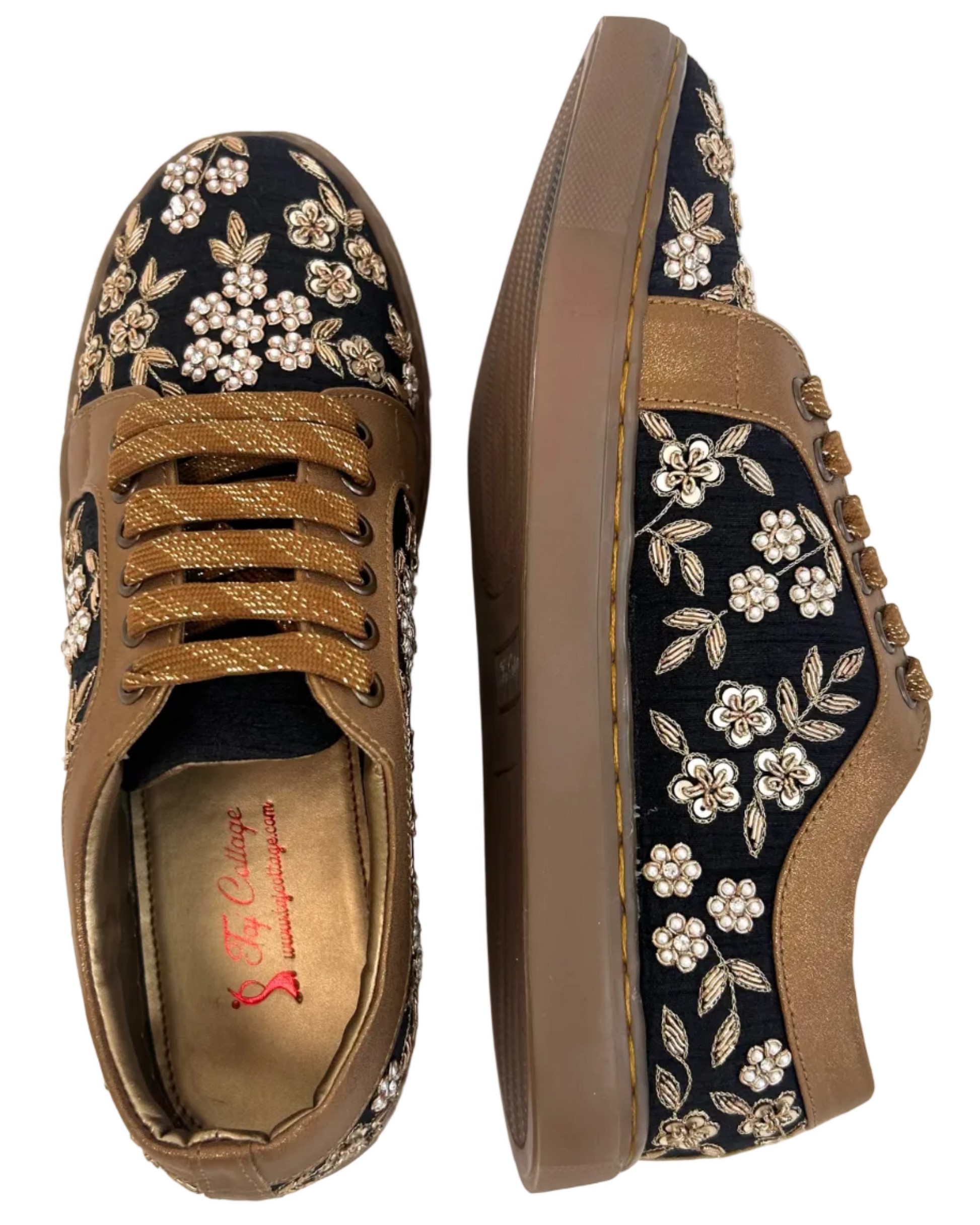 Fancy Black Sneakers