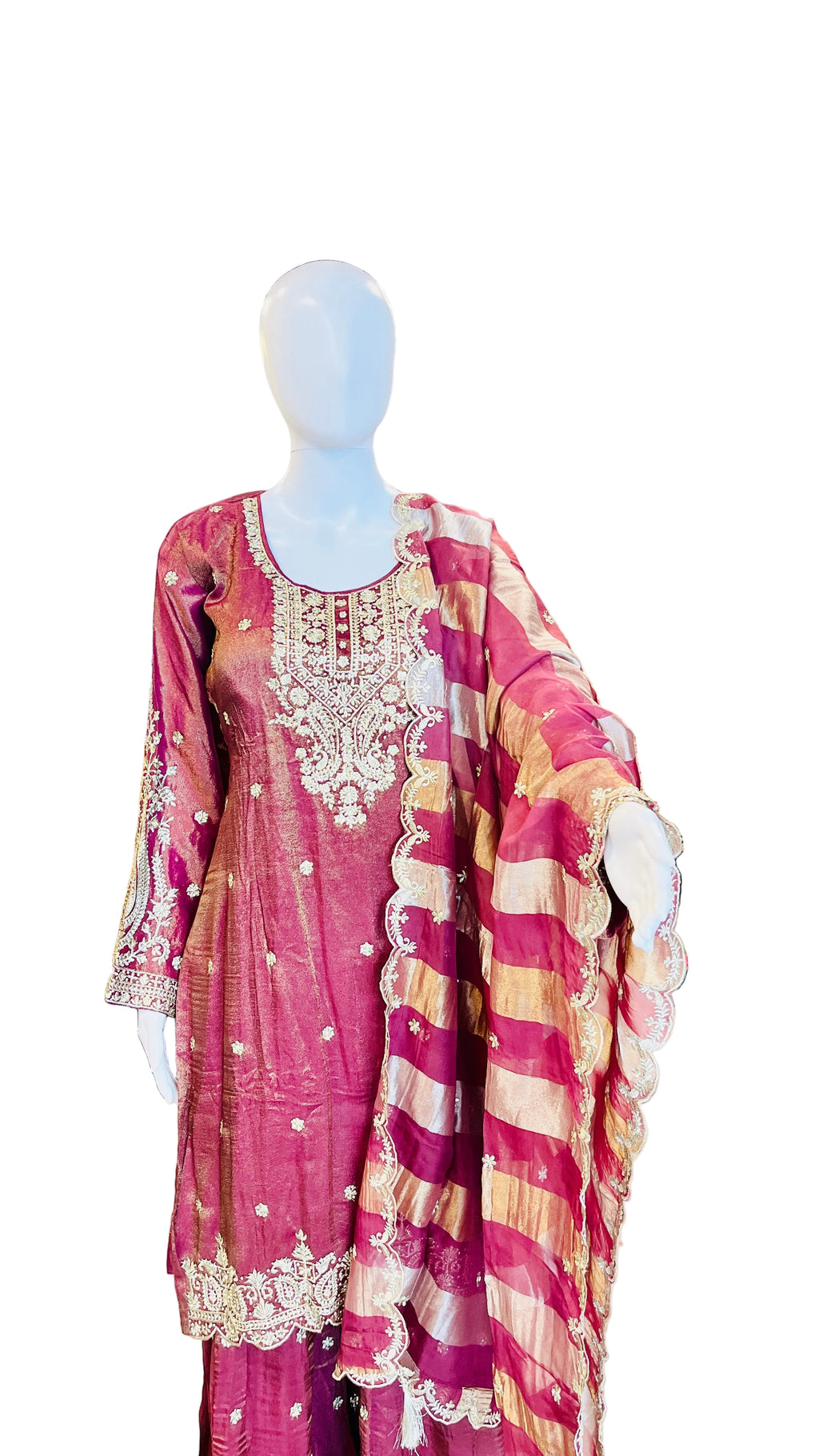 Wine Color Sharara Set