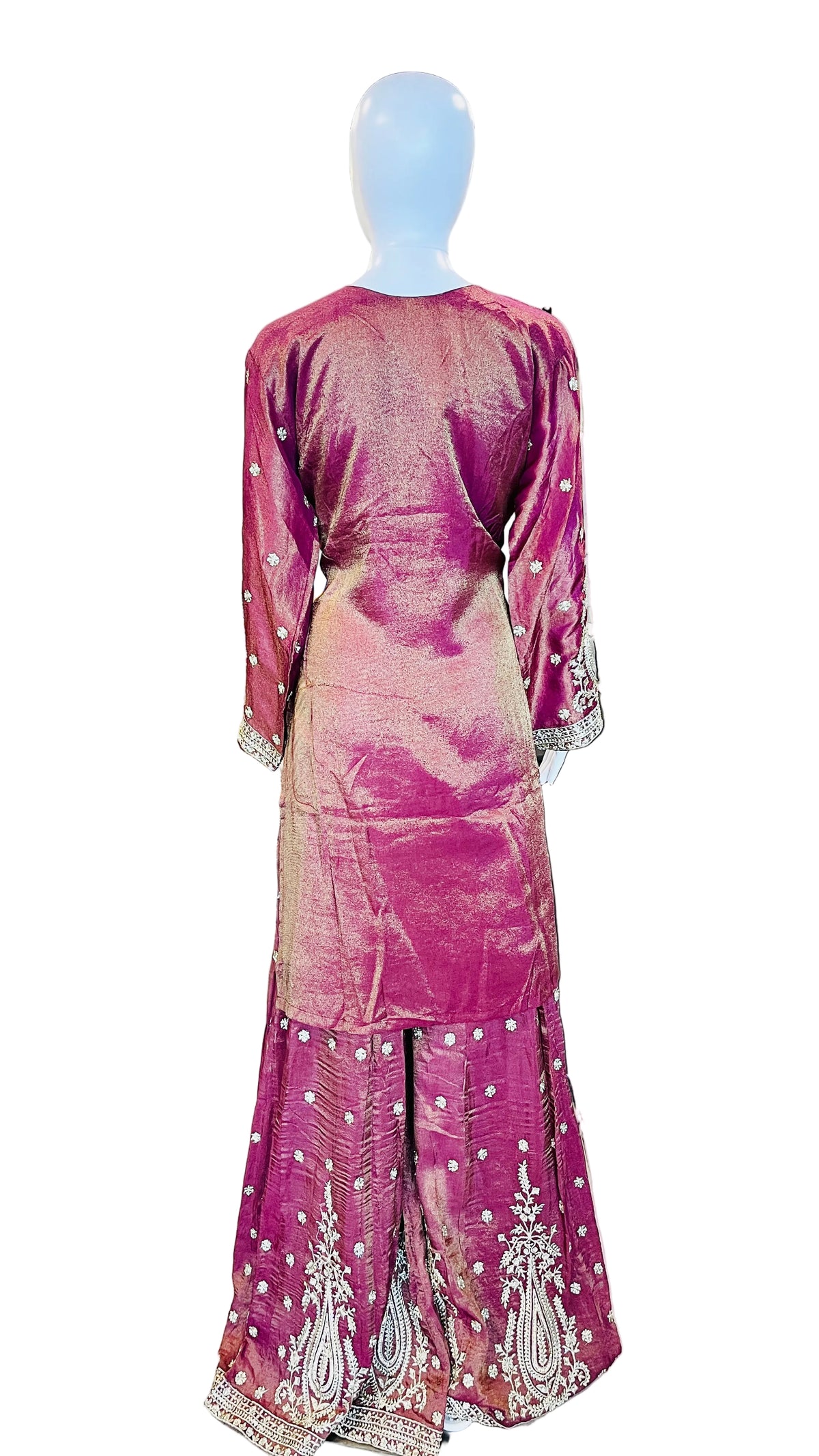Wine Color Sharara Set