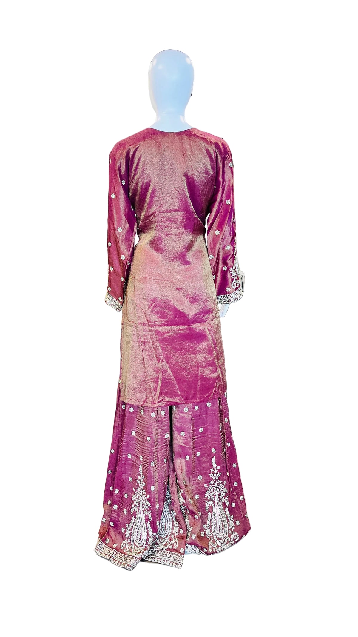Wine Color Sharara Set