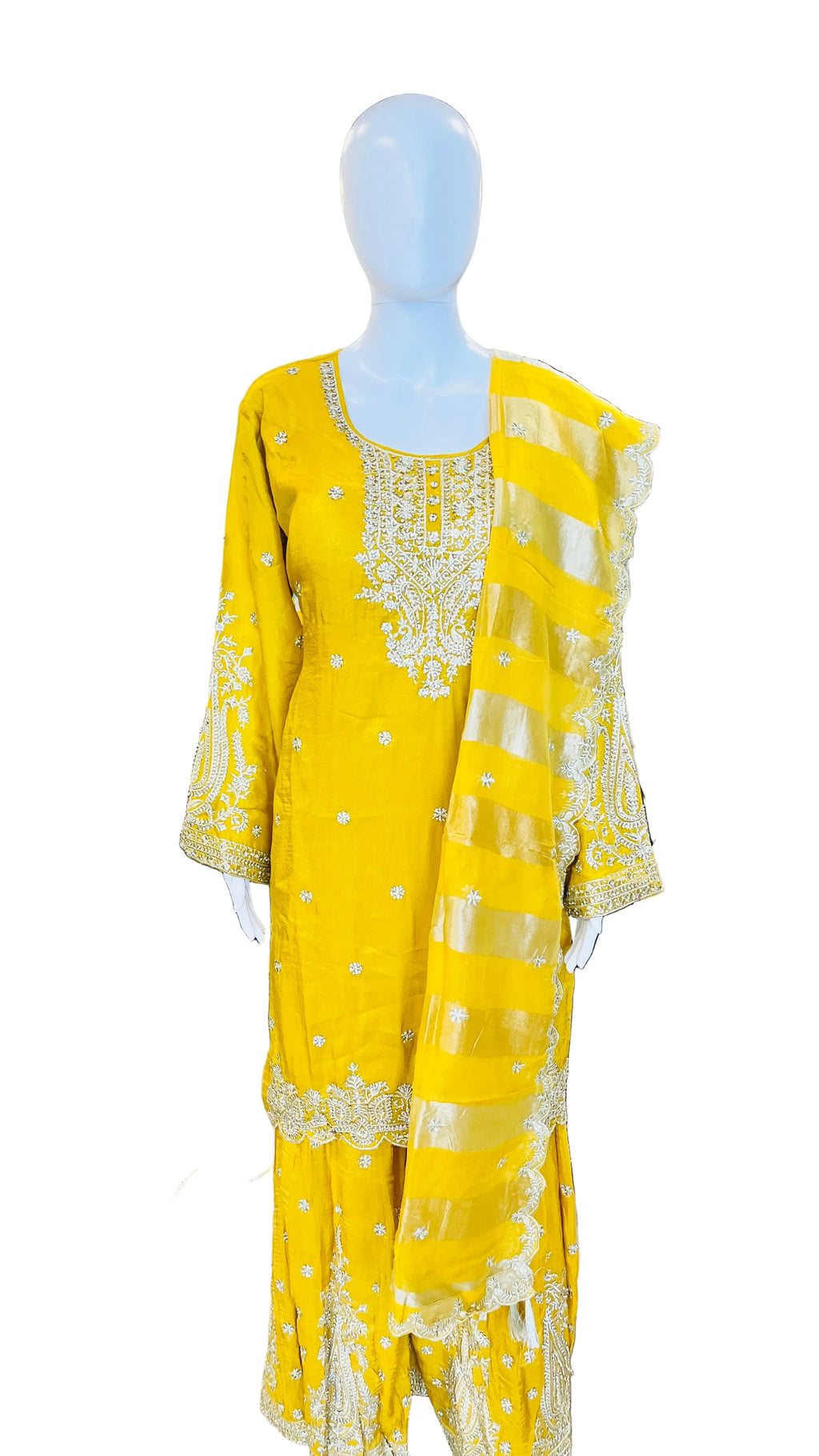 Mustard Color Sharara Set