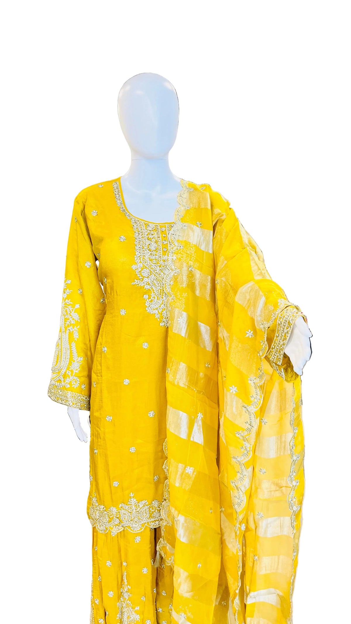 Mustard Color Sharara Set