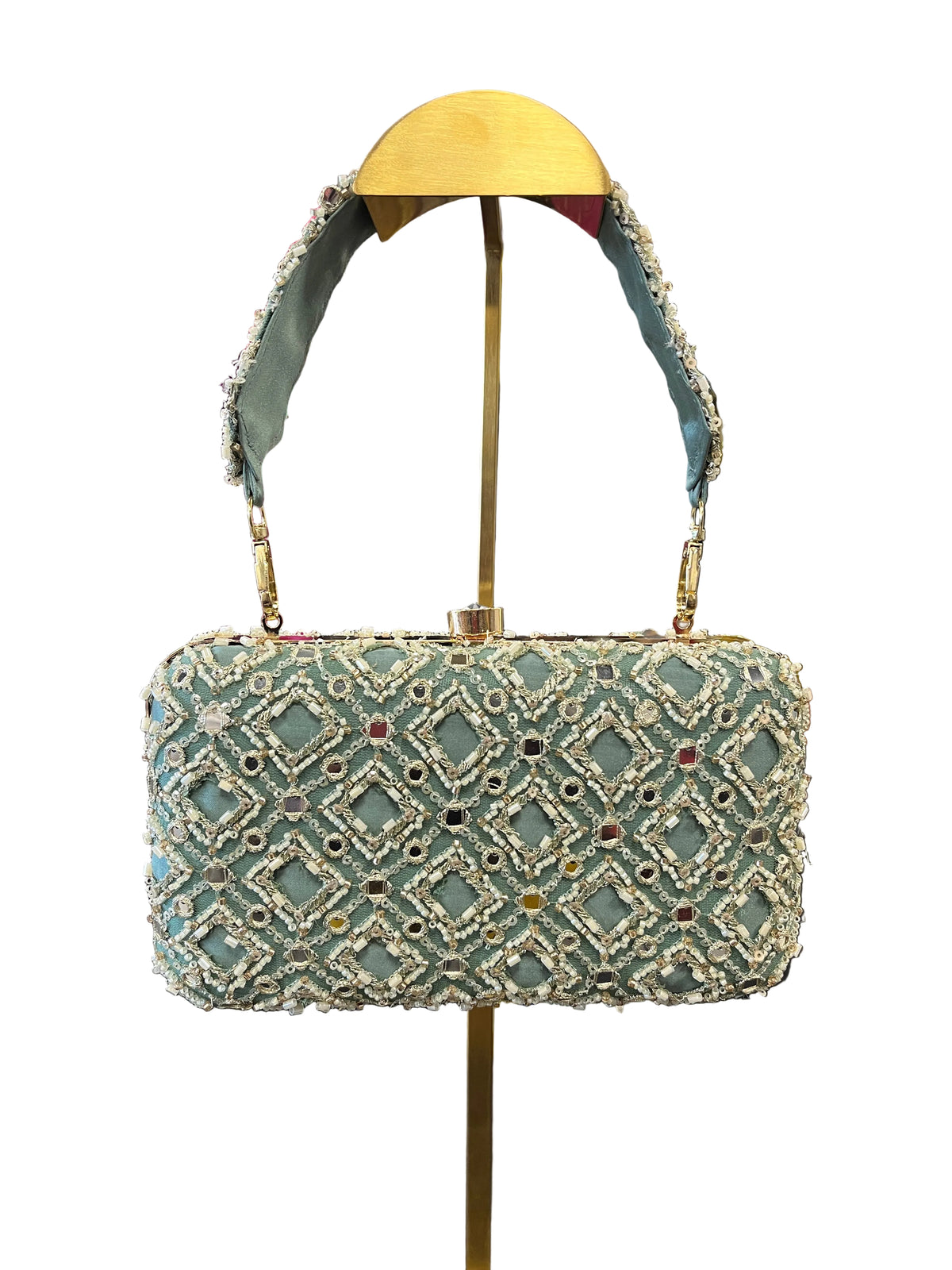 Indian Clutch Sage Green