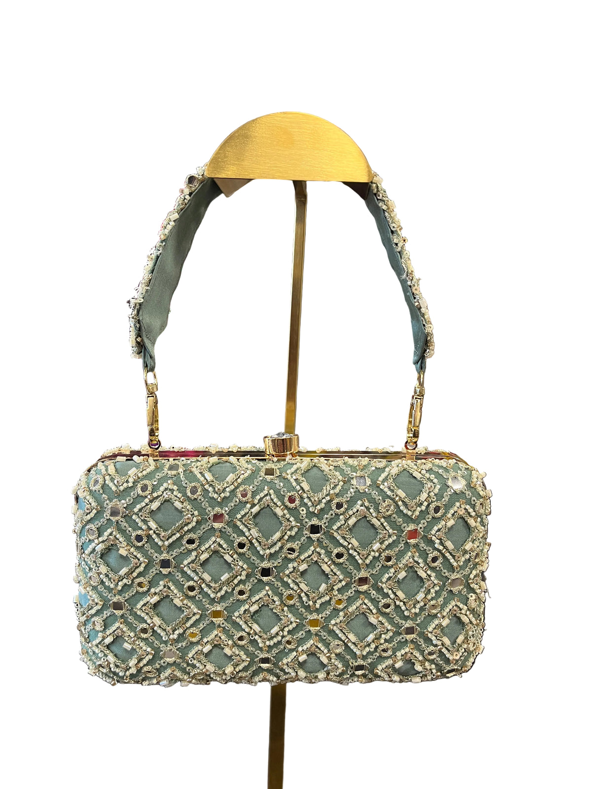 Indian Clutch Sage Green