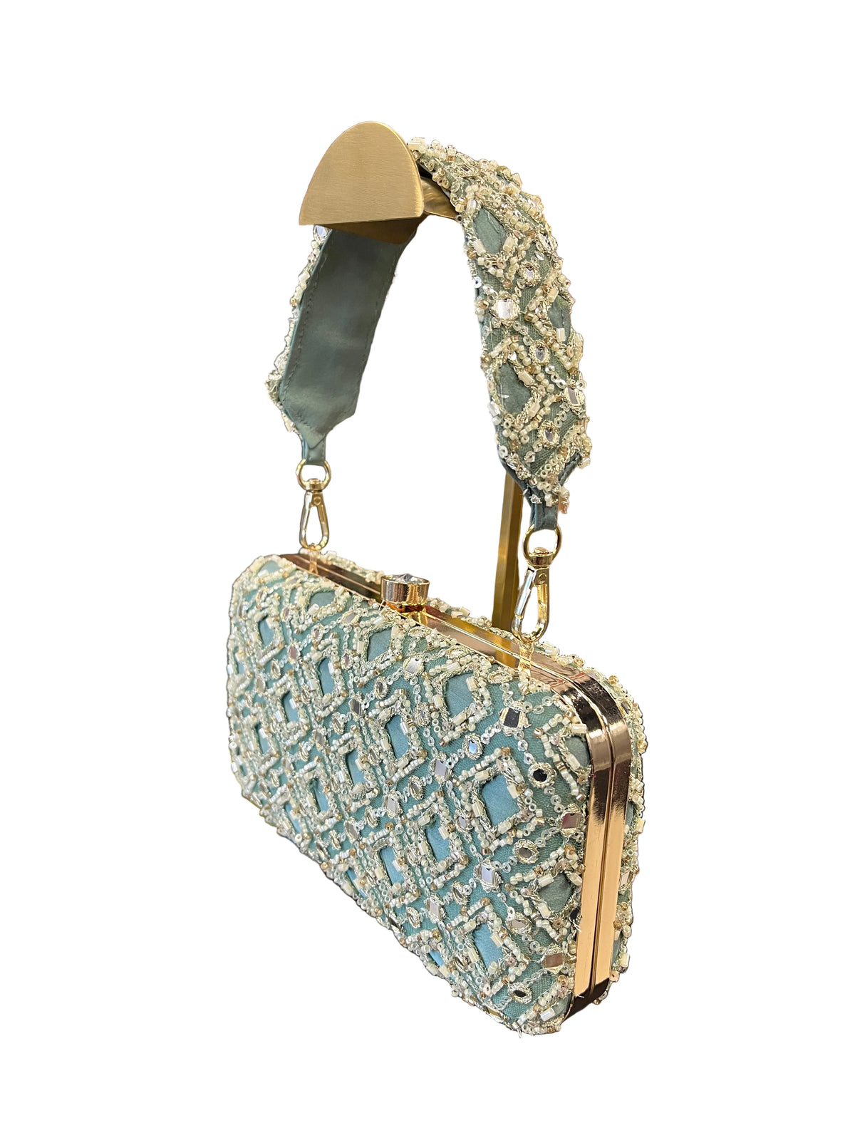 Indian Clutch Sage Green