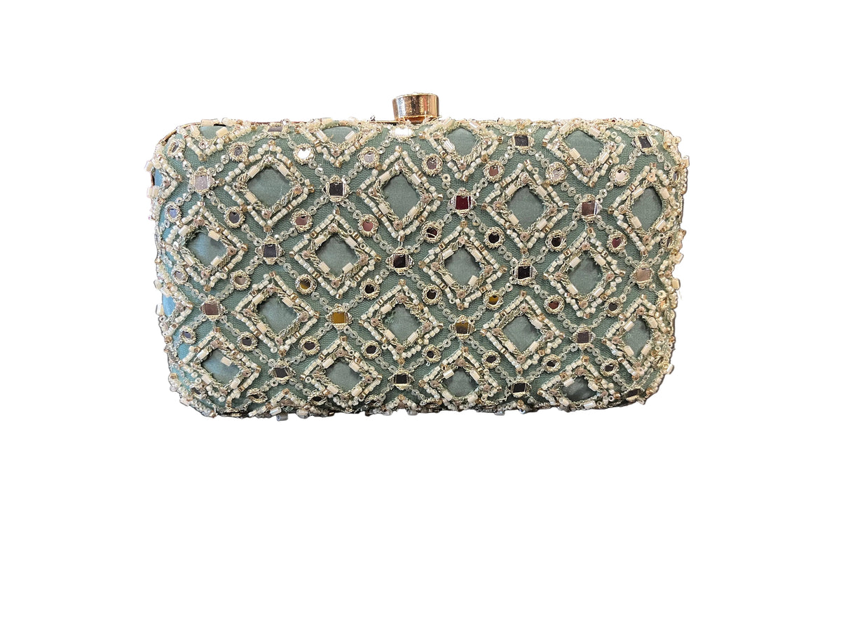 Indian Clutch Sage Green