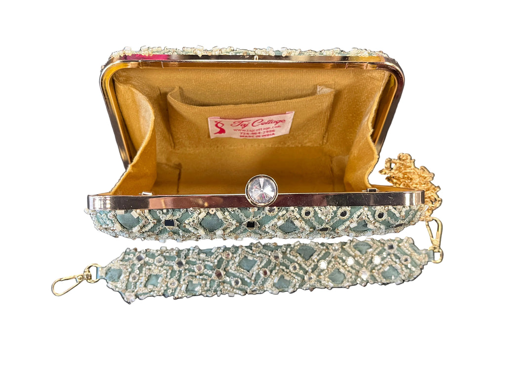 Indian Clutch Sage Green