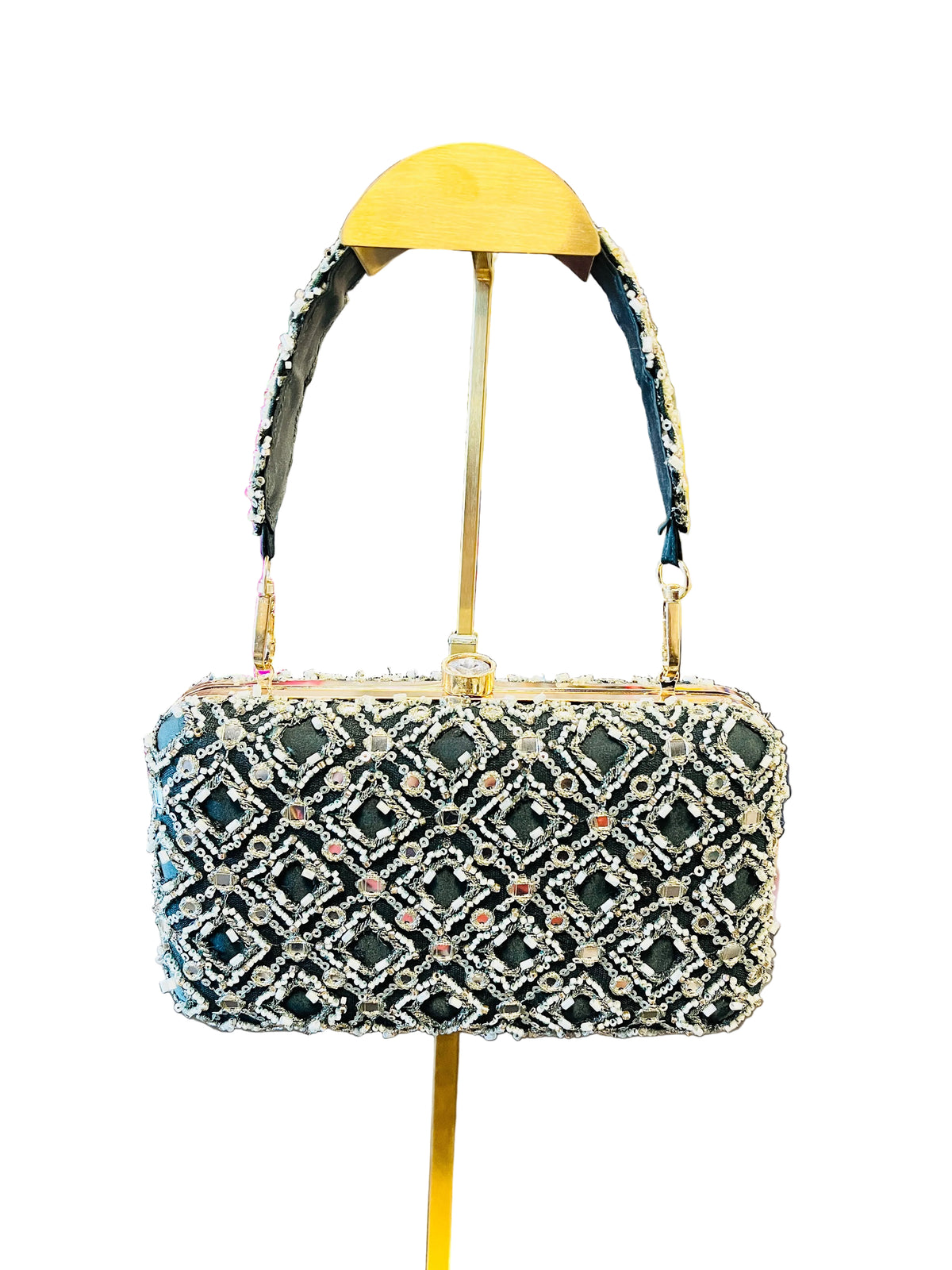 Indian Clutch Dark Green
