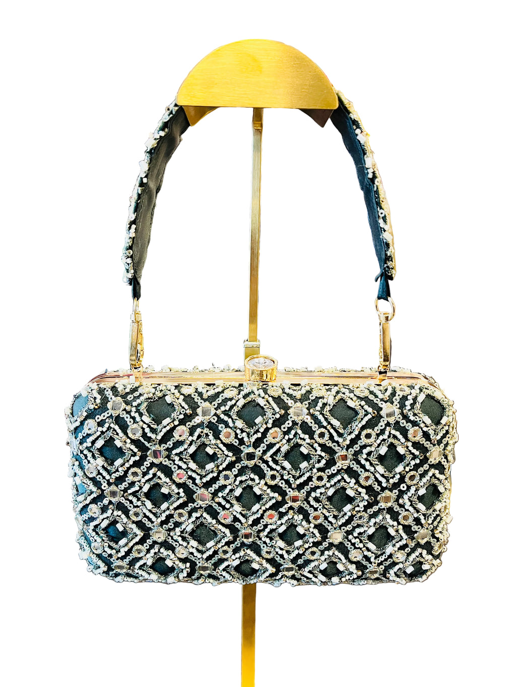 Indian Clutch Dark Green