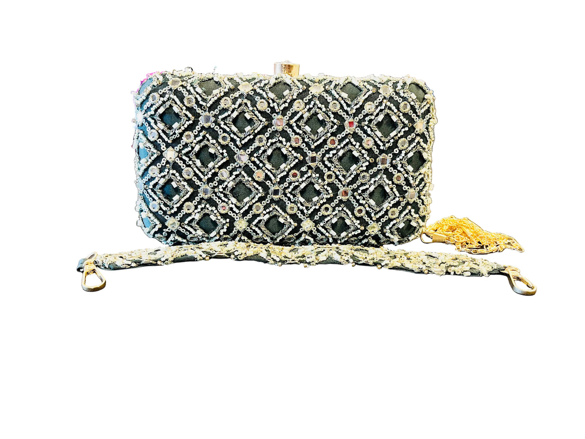 Indian Clutch Dark Green