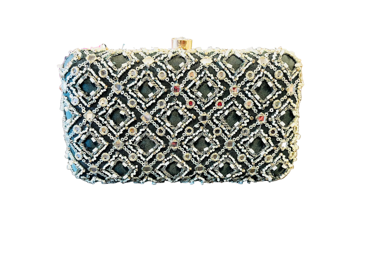 Indian Clutch Dark Green