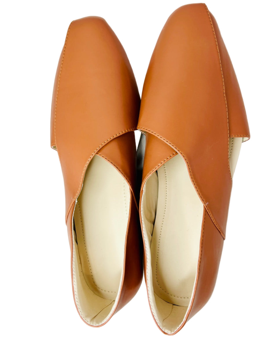 Warm Brown Leather Shoes